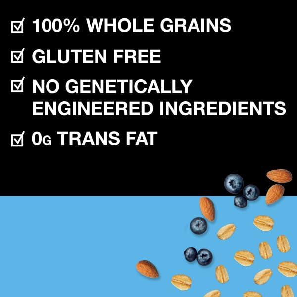 image:imageKIND Breakfast Bars Blueberry Almond Healthy Snacks Gluten Free 100 Whole Grains 3g Protein 6 CountBlueberry Almond