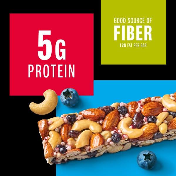 image:imageKIND Healthy Snacks Bars Blueberry Vanilla amp Cashew Gluten Free Low Sodium Snacks 5g Protein 6 CountBlueberry Vanilla Cashew