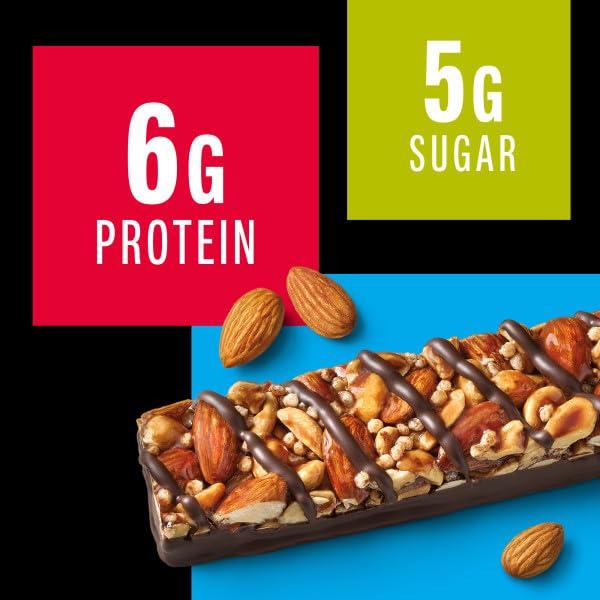image:imageKIND Healthy Snacks Bars Dark Chocolate Nuts amp Sea Salt Gluten Free Low Sugar High Fiber Snacks 6g Protein 36 CountDark Chocolate Nuts Sea Salt