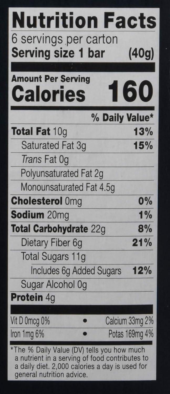 image:imageKIND Healthy Snacks Bars Peanut Butter Dark Chocolate Gluten Free Low Sodium Snacks 7g Protein 6 CountDark Chocolate Cherry Cashew