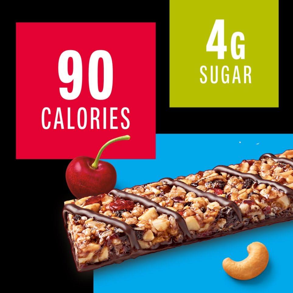 image:imageKIND Thins Snack Bars Dark Chocolate Nuts amp Sea Salt Gluten Free Low Calorie Healthy Snacks 4g Sugar 60 CountDark Chocolate Cherry Chashew