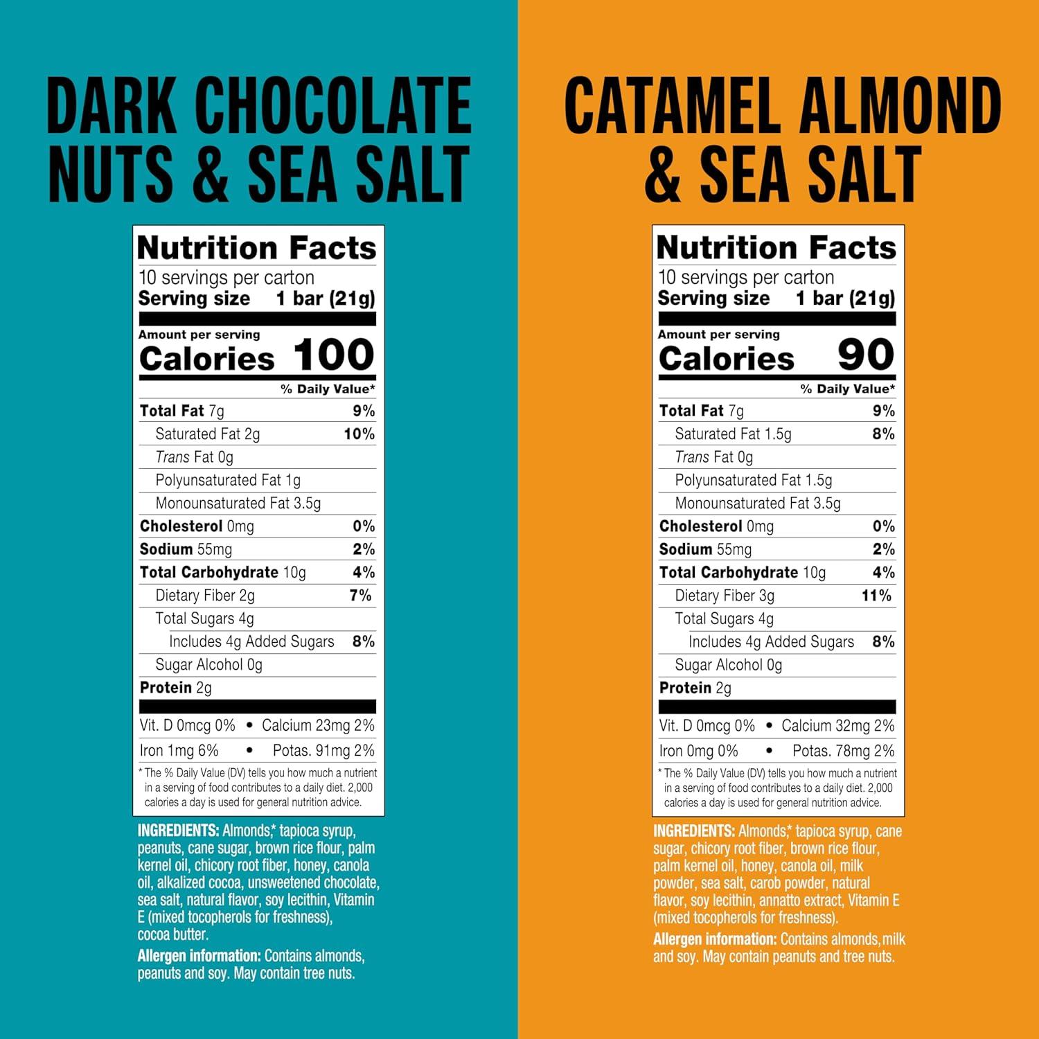 image:imageKIND Thins Snack Bars Variety Pack Gluten Free Low Calorie Healthy Snacks Dark Chocolate Nuts amp Sea Salt Caramel Almond amp Sea Salt 4g Sugar 20 Count20 Count Pack of 1