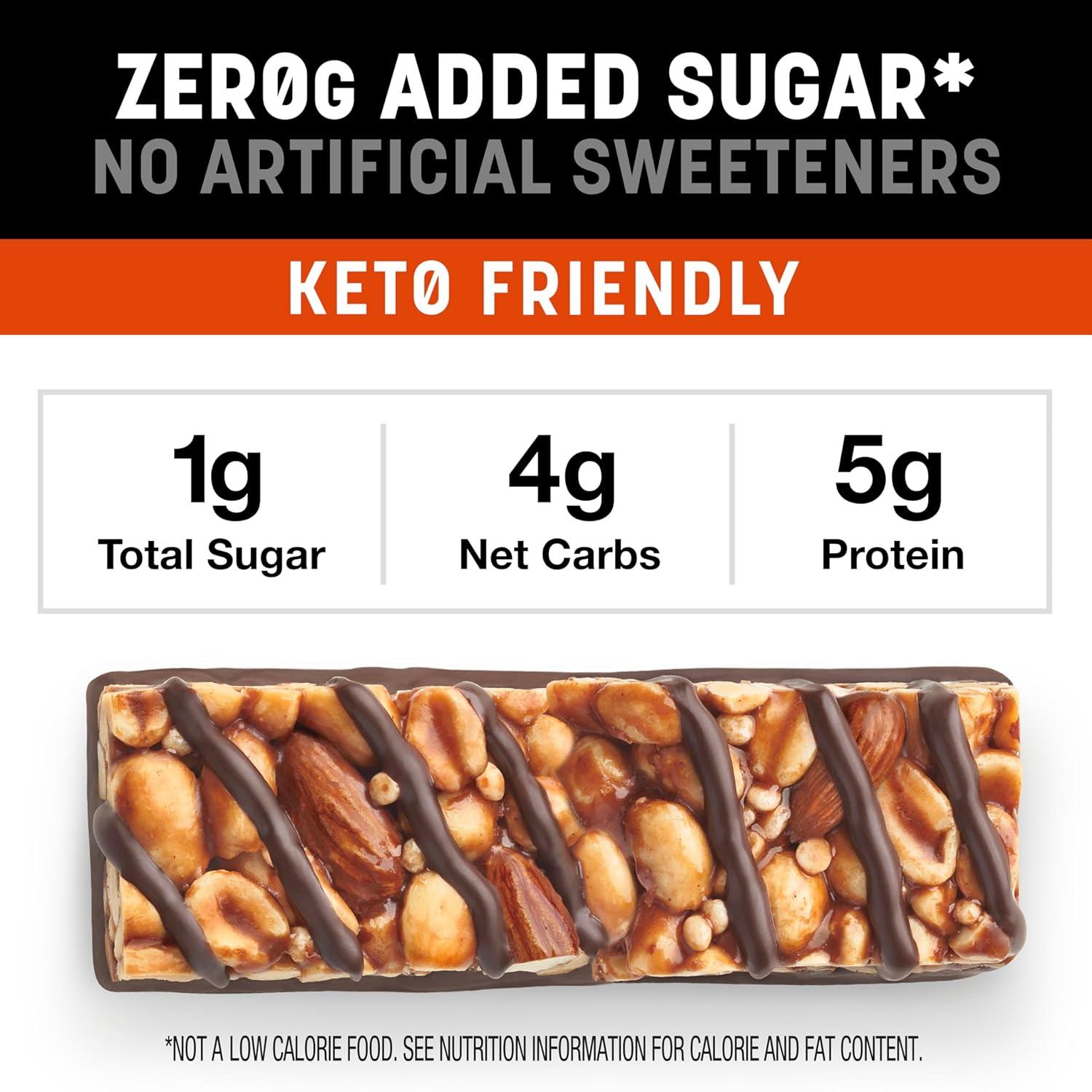 image:imageKind Zero Added Sugar Healthy Snacks Bars Variety Pack Gluten Free High Fiber Keto Snacks Dark Chocolate Nuts amp Sea Salt Caramel Almond Peanut Butter Dark Chocolate 5g Protein 15 Count