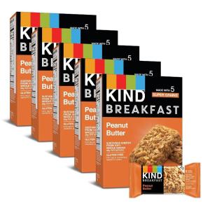image:imageKIND Breakfast Bars Peanut Butter Healthy Snacks Gluten Free 100 Whole Grains 5g Protein 30 CountPeanut Butter
