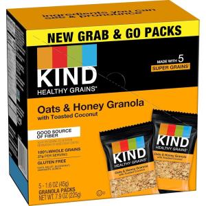 image:imageKIND Grab and Go Granola Oats amp Honey 20 count