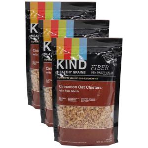 image:imageKIND Healthy Grains Clusters Cinnamon Oat with Flax Seeds 11 oz11 Ounce Pack of 3