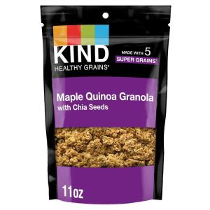 image:imageKIND Healthy Grains Clusters Maple Quinoa with Chia Seeds Gluten Free 11 Ounce Bag