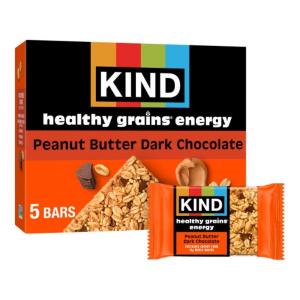 image:imageKIND Healthy Grains Energy Bars Mixed Berry Gluten Free Healthy Snacks 19g Whole Grains 5 CountPeanut Butter Dark Chocolate