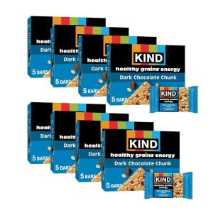 image:imageKIND Healthy Grains Energy Bars Peanut Butter Dark Chocolate Gluten Free Healthy Snacks 18g Whole Grains 40 CountDark Chocolate Chunk