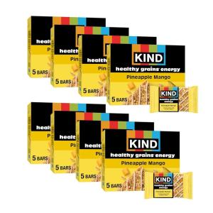 image:imageKIND Healthy Grains Energy Bars Peanut Butter Dark Chocolate Gluten Free Healthy Snacks 18g Whole Grains 40 CountPineapple Mango
