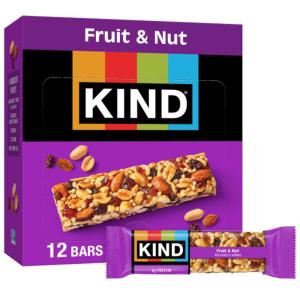 image:imageKIND Healthy Snacks Bars Cranberry Almond Gluten Free High Fiber Snacks 5g Protein 12 CountFruit  Nut