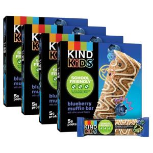 image:imageKIND Kids Granola Bars Chocolate Chip Gluten Free Low Sodium Peanut and Tree Nut Free Snacks 5g Protein 5 CountBlueberry Muffin